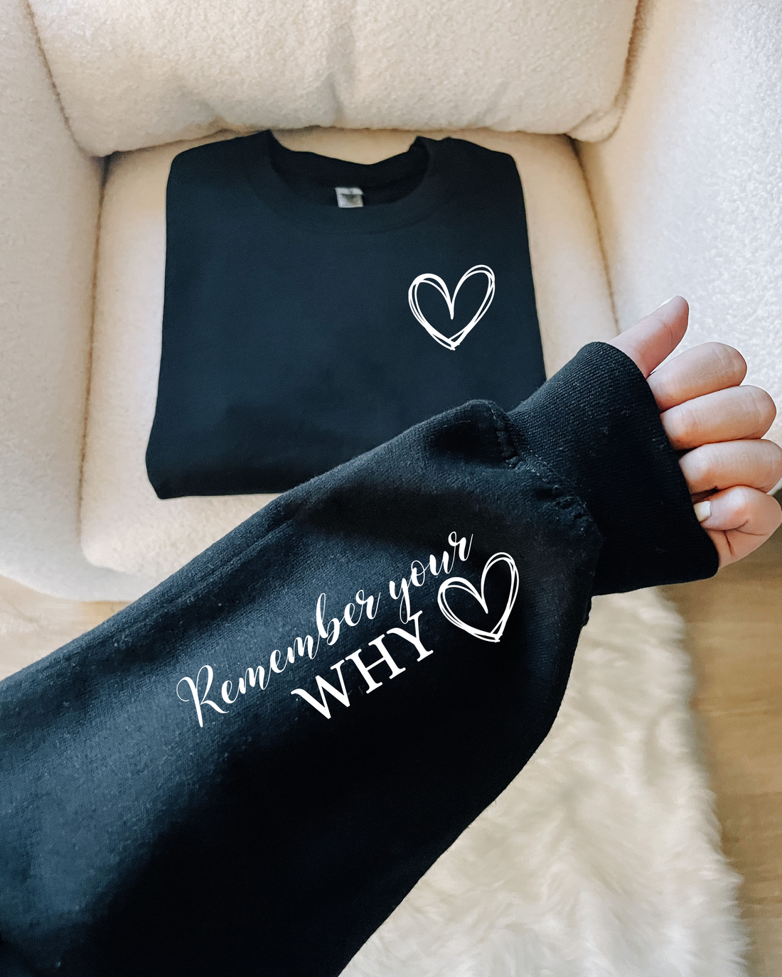 REMEMBER YOUR WHY SWEATSHIRT by LL | Fleurcouture