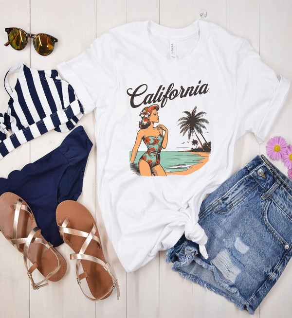 Retro California Graphic Tee by Ocean and 7th | Fleurcouture