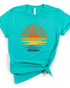 RETRO SUNSET TEE (BELLA CANVAS) by LL | Fleurcouture