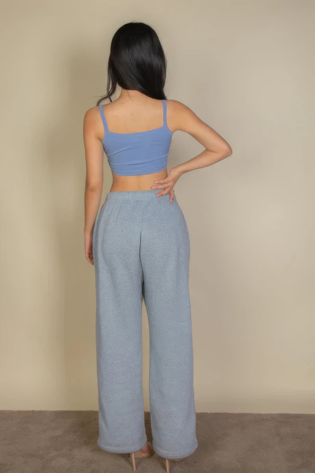 Ribbed Knit Cami Crop Top by Fleurcouture | Fleurcouture