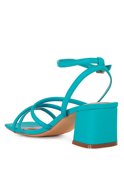 Right Pose Croc Mid Block Heel Casual Sandals by Rag Company | Fleurcouture