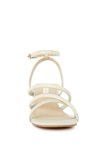 Right Pose Croc Mid Block Heel Casual Sandals by Rag Company | Fleurcouture