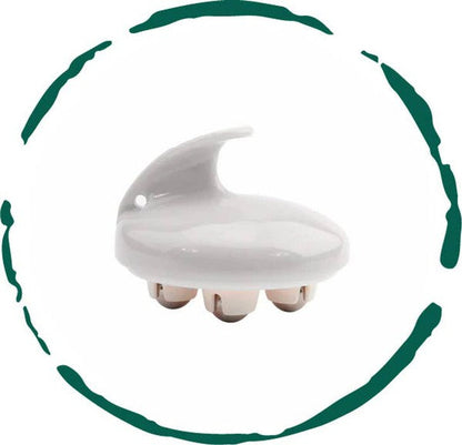 Rolling Body Massager White One Size by BeNat | Fleurcouture