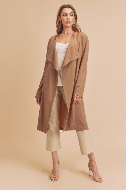 Rosalie Coat CAMEL S by Aemi + Co | Fleurcouture