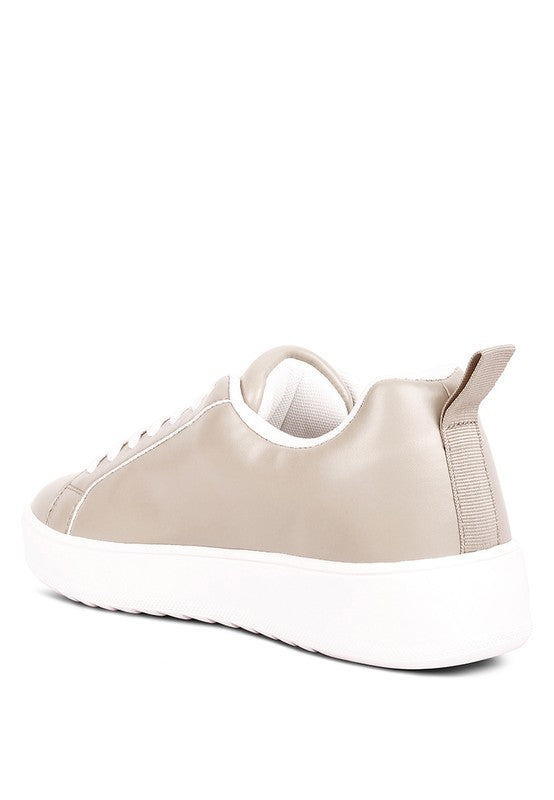 Rouxy Faux Leather Sneakers by Rag Company | Fleurcouture