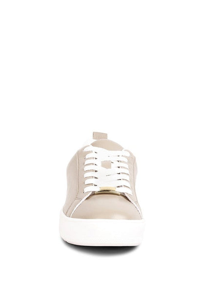 Rouxy Faux Leather Sneakers by Rag Company | Fleurcouture