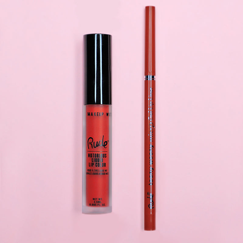 Rude Lip Kit Lip Makeup by Rude Cosmetics | Fleurcouture