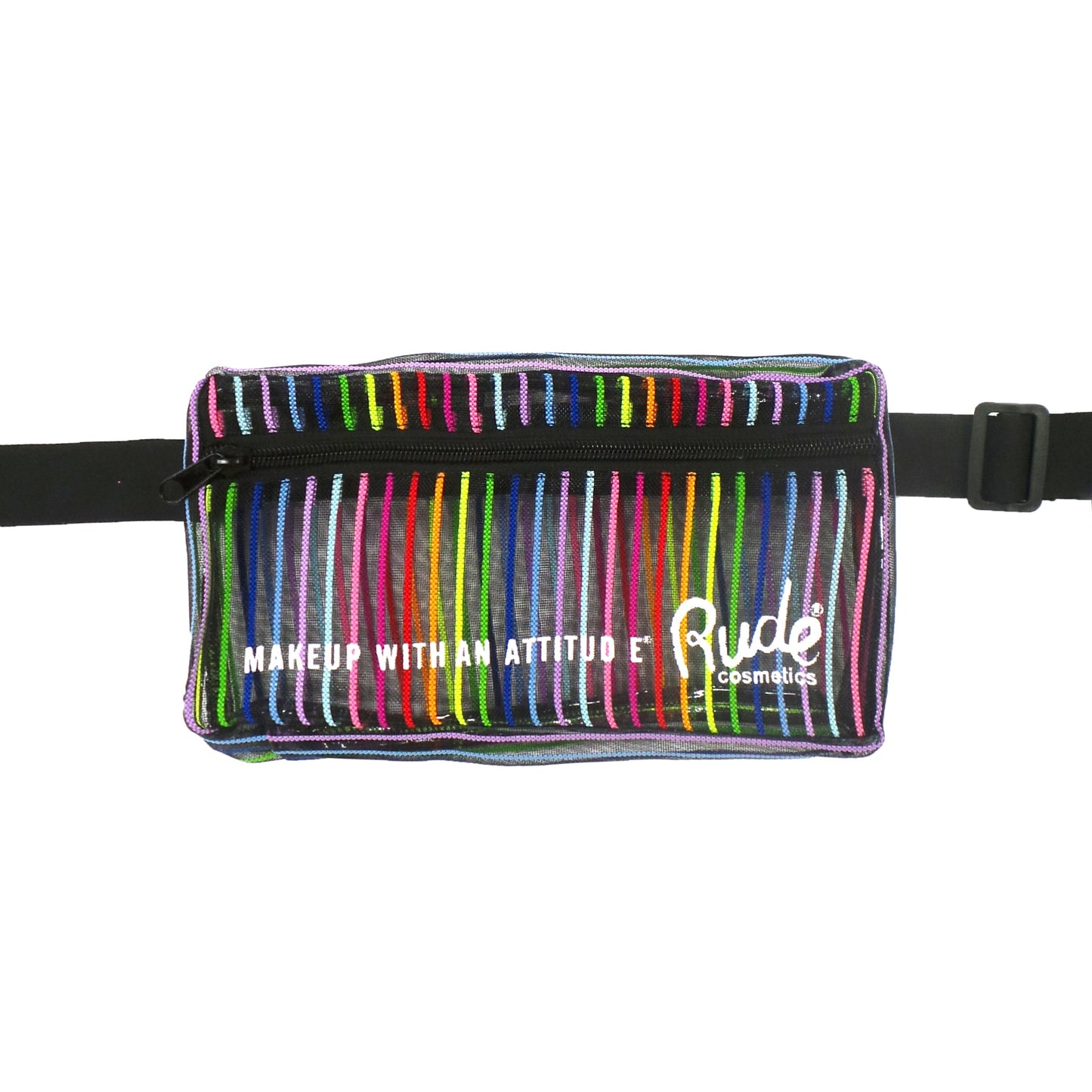 Rude Rainbow Fanny Pack Makeup Cases & Bags by Rude Cosmetics | Fleurcouture