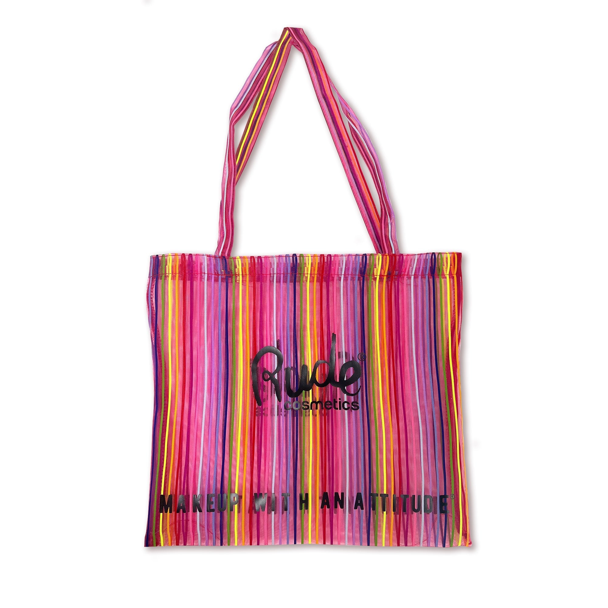 Rude Rainbow Shopping Bag - Small Makeup Cases &amp; Bags by Rude Cosmetics | Fleurcouture