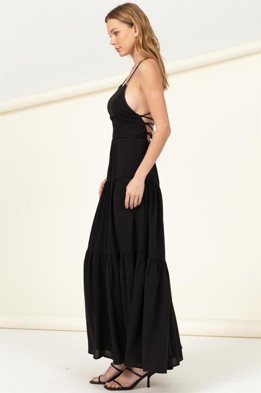 Said Yes Tiered Maxi Dress by HYFVE | Fleurcouture