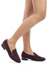 SARA Suede Slip-On Loafers Burgundy 6 by Rag Company | Fleurcouture