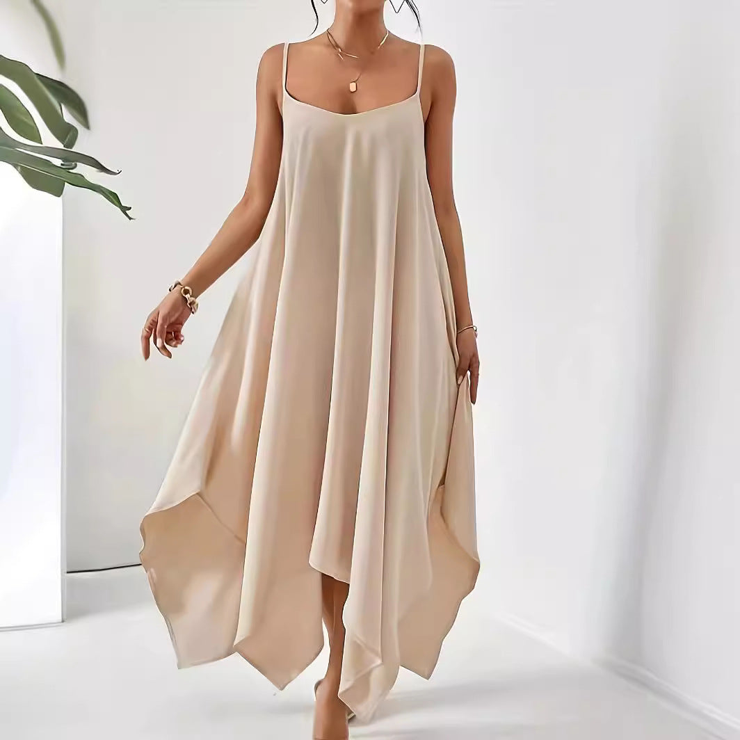 Scoop Neck Midi Cami Dress Dresses by Trendsi | Fleurcouture