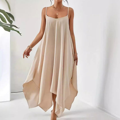 Scoop Neck Midi Cami Dress Dresses by Trendsi | Fleurcouture