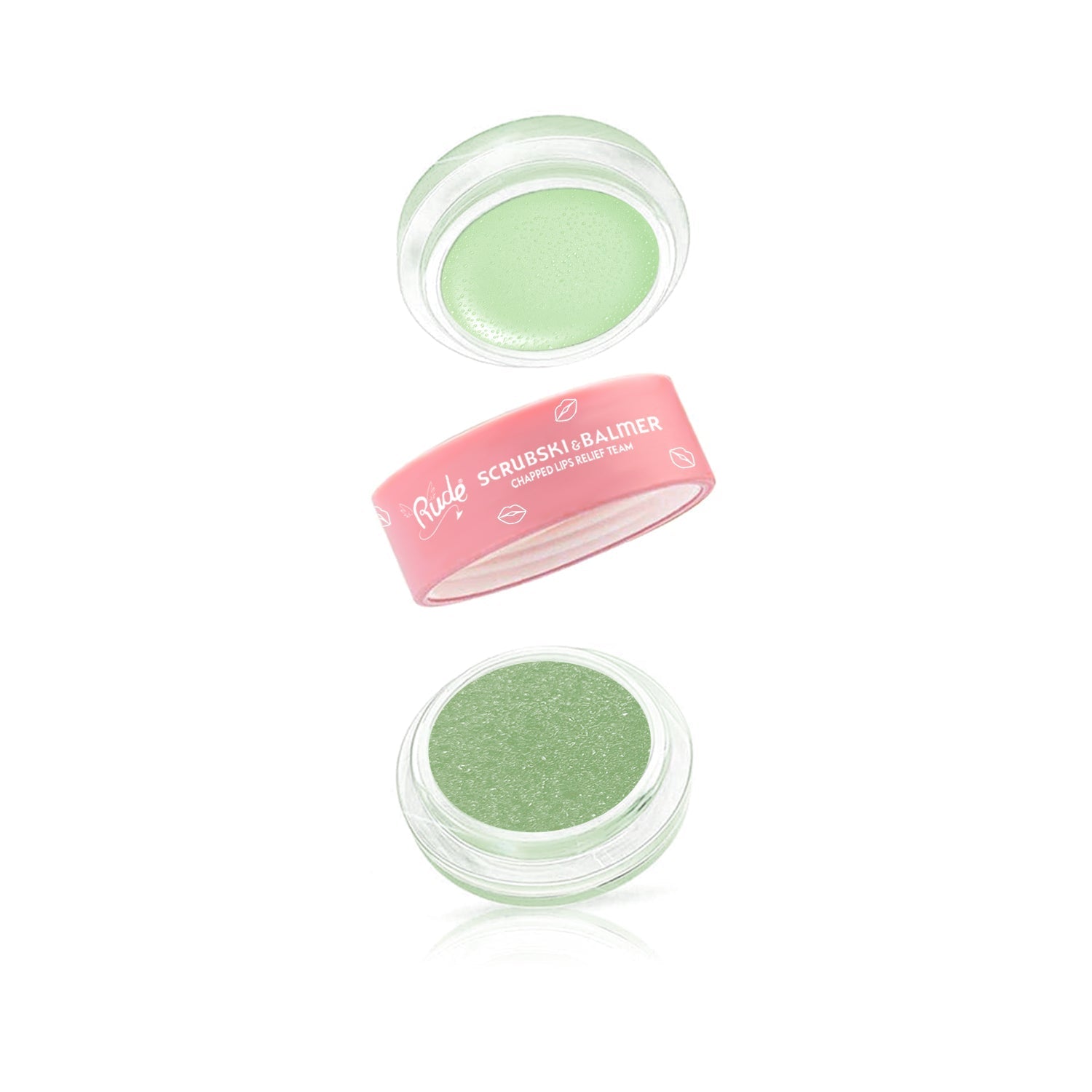 Scrubski & Balmer Lip Exfoliator and Lip Balm Lip Balms & Treatments by Rude Cosmetics | Fleurcouture