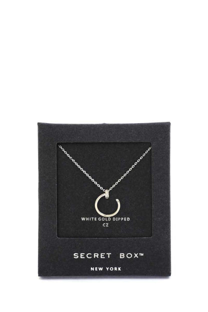 Secret Box Nail Charm Necklace by Fleurcouture | Fleurcouture