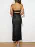 Sequin Cutout Tube Dress Black S Women&