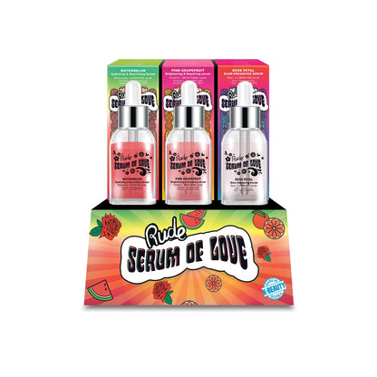 Serum Of Love Display Set, 36pcs Wholesale Set by Rude Cosmetics | Fleurcouture