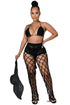 SEXY BEACH STYLE CROCHET SET BLACK S by By Claude | Fleurcouture