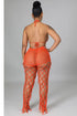 SEXY BEACH STYLE CROCHET SET ORANGE S by By Claude | Fleurcouture