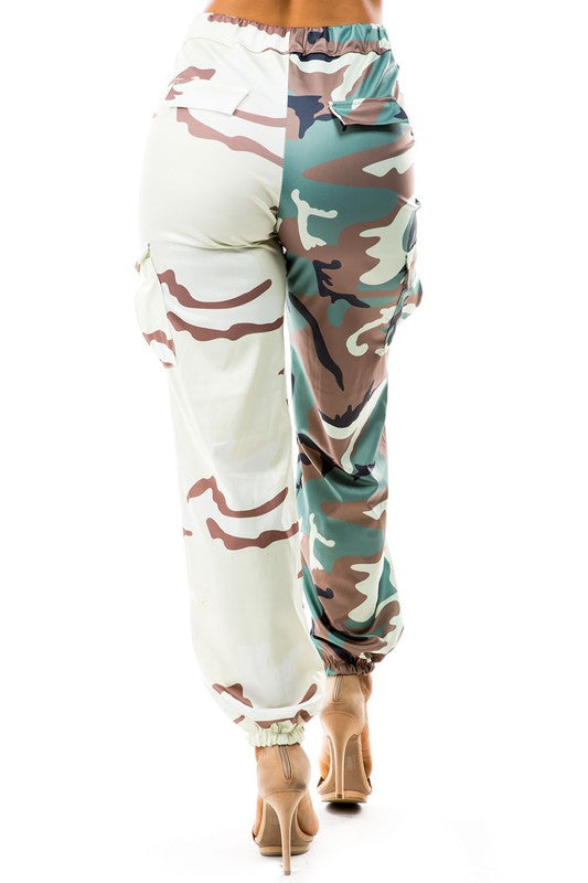 SEXY CASUAL PANTS CAMOFLAGE by By Claude | Fleurcouture