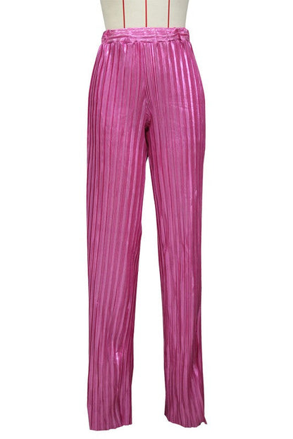 SEXY CASUAL PANTS HOT PINK S by By Claude | Fleurcouture