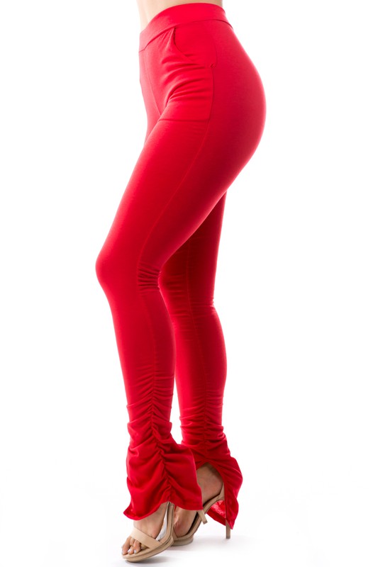 SEXY CASUAL PANTS RED by By Claude | Fleurcouture