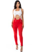 SEXY COLOR BLOCK JUMPSUIT RED S by By Claude | Fleurcouture