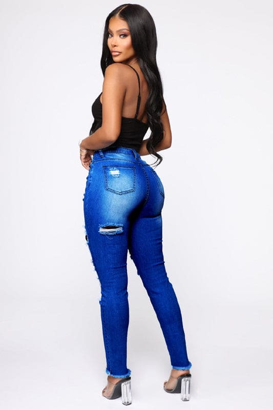 SEXY DENIM JEAN NAVY by By Claude | Fleurcouture