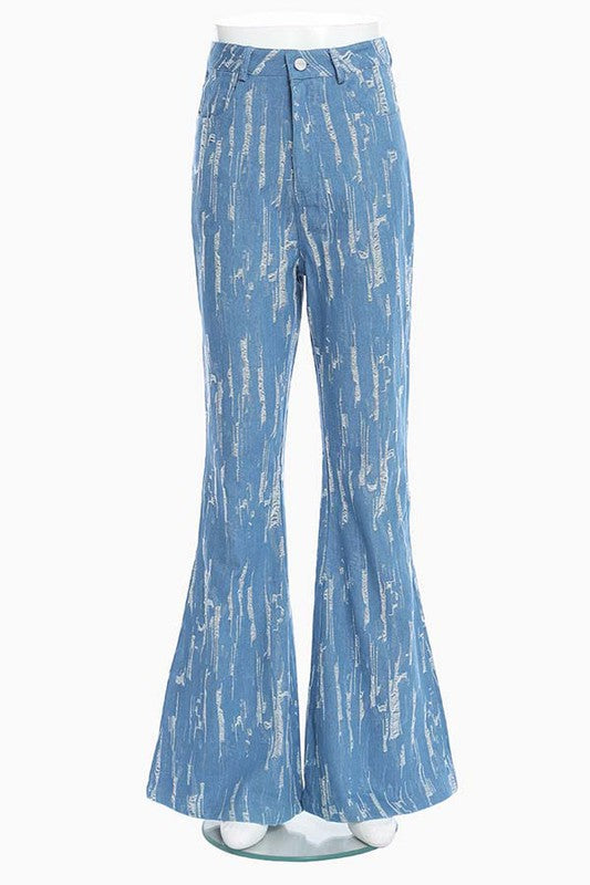 SEXY DENIM PANTS LIGHT BLUE S by By Claude | Fleurcouture