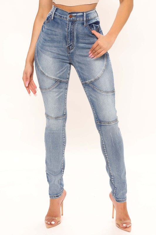 SEXY DENIM SKINBY JEAN BLUE by By Claude | Fleurcouture