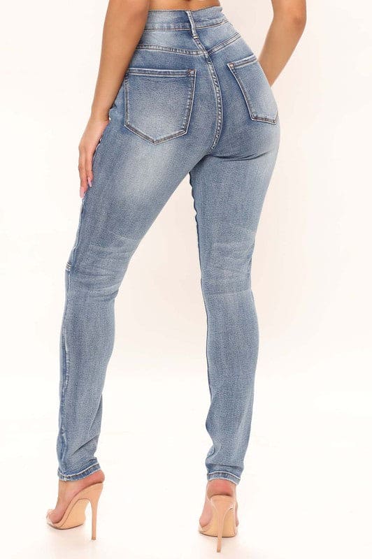 SEXY DENIM SKINBY JEAN BLUE by By Claude | Fleurcouture