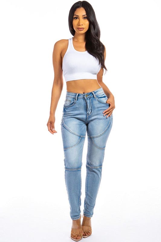 SEXY DENIM SKINBY JEAN BLUE S by By Claude | Fleurcouture