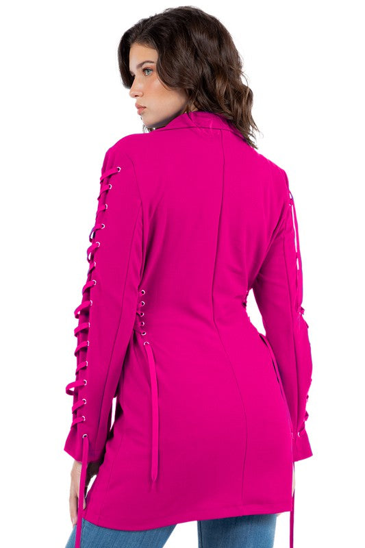 SEXY FASHION BLAZERS FUCHSIA by By Claude | Fleurcouture