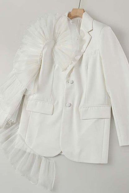 SEXY FASHION BLAZERS WHITE by By Claude | Fleurcouture