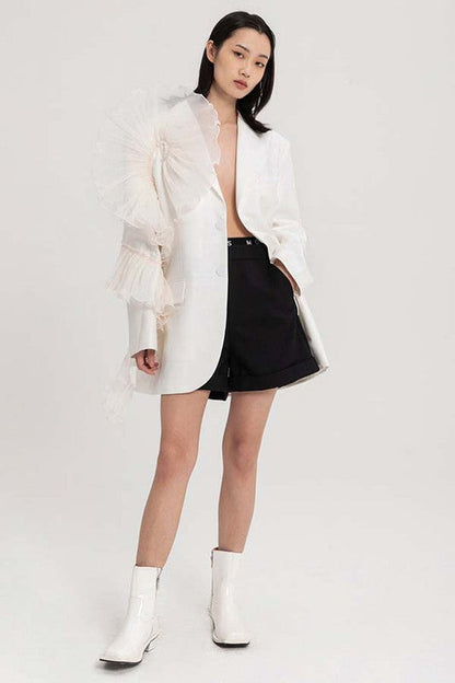 SEXY FASHION BLAZERS WHITE S by By Claude | Fleurcouture