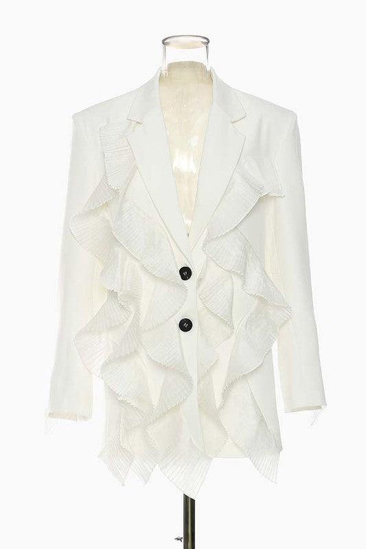 SEXY FASHION BLAZERS WHITE S by By Claude | Fleurcouture