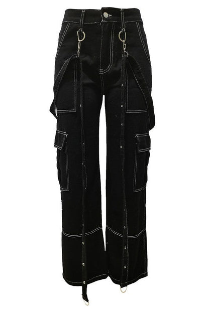 SEXY FASHION DENIM JEAN BLACK S by By Claude | Fleurcouture