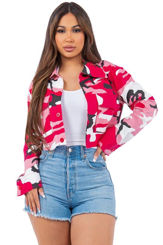 SEXY FASHION JACKETS PINK S by By Claude | Fleurcouture