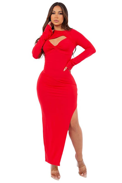 SEXY FASHION PARTY DRESS RED S by By Claude | Fleurcouture