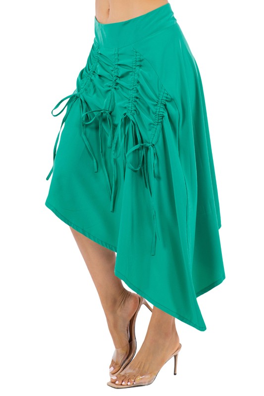 SEXY FASHION SKIRT GREEN by By Claude | Fleurcouture