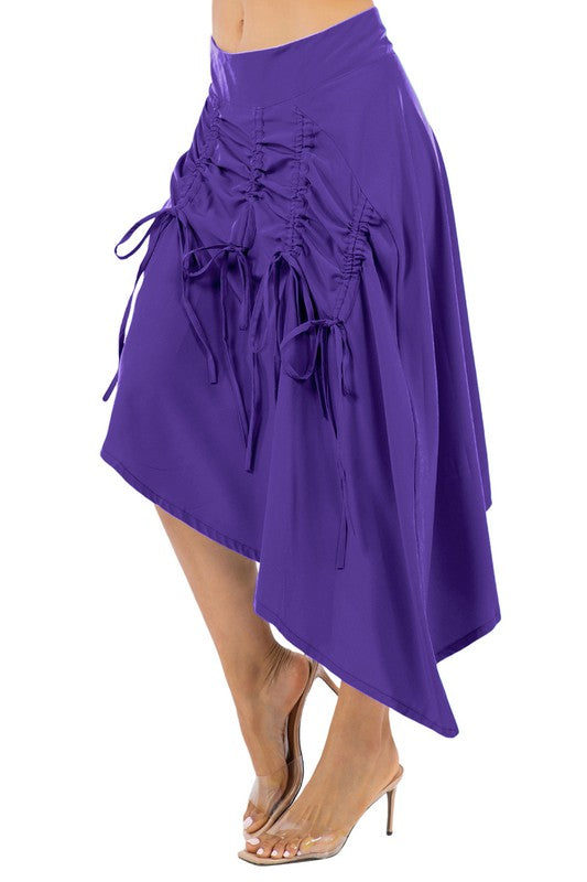 SEXY FASHION SKIRT PURPLE by By Claude | Fleurcouture