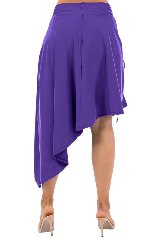 SEXY FASHION SKIRT PURPLE by By Claude | Fleurcouture