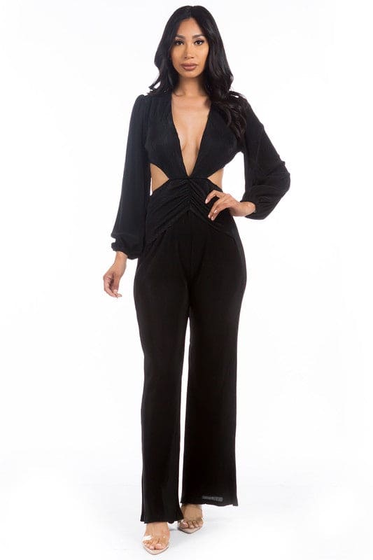 SEXY JUMPSUIT BLACK S by By Claude | Fleurcouture