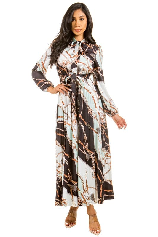 SEXY LONG MAXI FASHION DRESS BLACK MULTI by By Claude | Fleurcouture