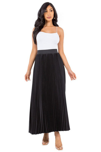 SEXY LONG MAXI SKIRTS BLACK by By Claude | Fleurcouture