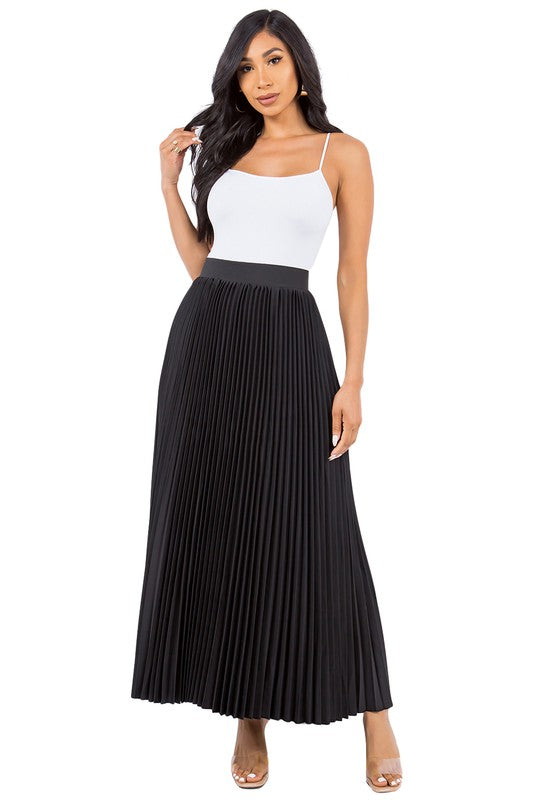 SEXY LONG MAXI SKIRTS BLACK S by By Claude | Fleurcouture