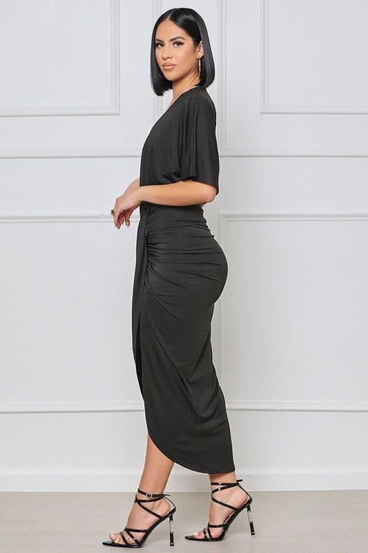 SEXY MAXI DRESS BLACK by By Claude | Fleurcouture