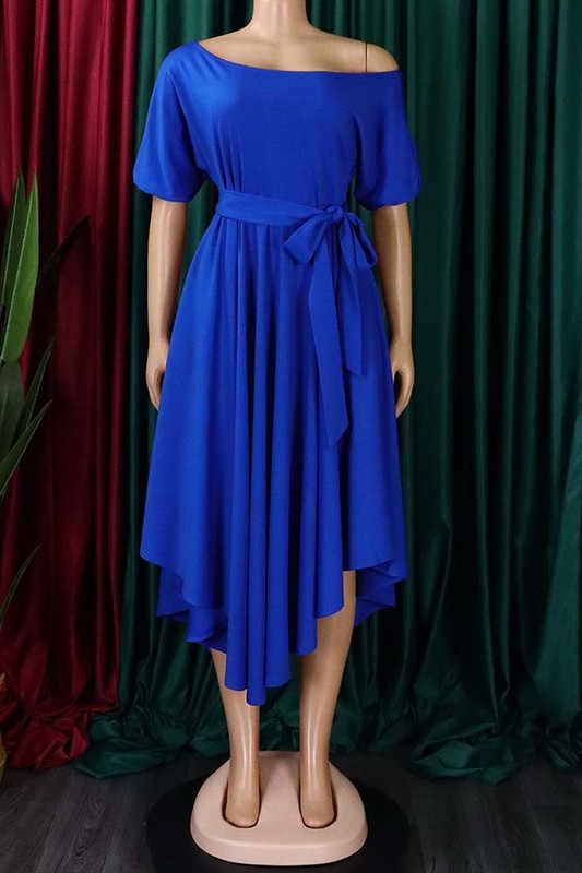 SEXY PARTY LONG DRESS ROYAL BLUE S by By Claude | Fleurcouture