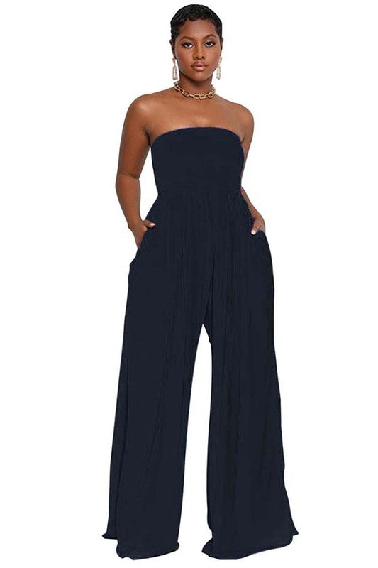 SEXY SUMMER JUMPSUIT BLACK S by By Claude | Fleurcouture