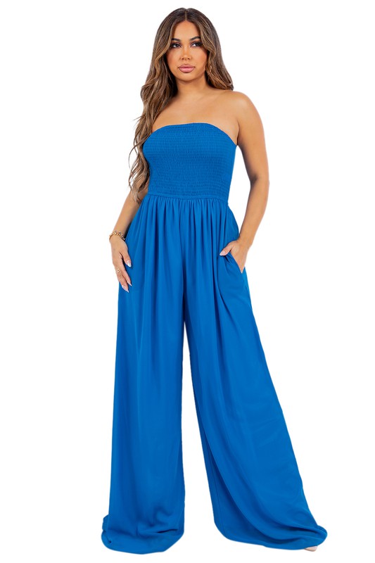 SEXY SUMMER JUMPSUIT BLUE S by By Claude | Fleurcouture